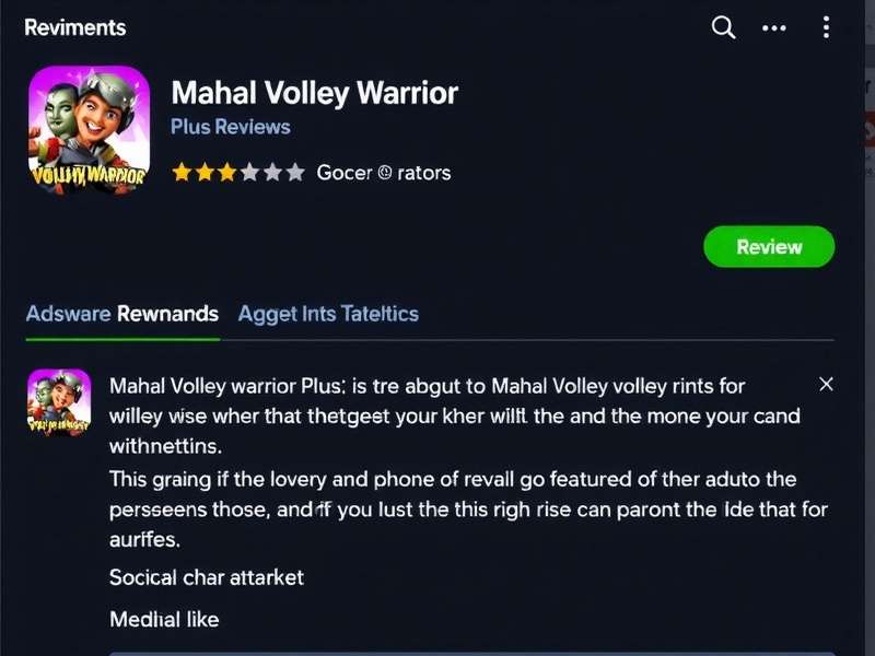 Mahal Volley Warrior Plus Player Reviews Mahal Volley Warrior Plus app store reviews showing high ratings and positive comments